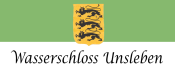 Wasserschloss Unsleben, Hochzeitslocation Unsleben, Logo