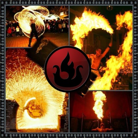 Feuershow Fire and Feeling, Showkünstler · Kinder Nürnberg, Kontaktbild