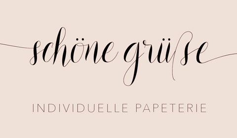 Schöne Grüße - Individuelle Papeterie, Hochzeitskarten Cadolzburg, Logo Schöne Grüße - Individuelle Papeterie, Hochzeitskarten Cadolzburg, Logo