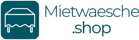 Mietwaesche.shop - Hussen, Tischdecken & mehr, Brautstrauß · Deko · Hussen Nürnberg, Logo