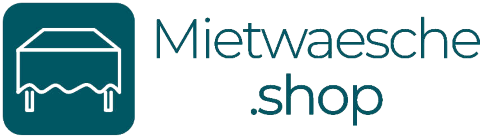 Mietwaesche.shop - Hussen, Tischdecken & mehr, Deko · Floristen · Hussen Nürnberg, Logo