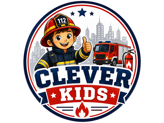 Mission Clever Kids - Brandschutzerziehung, die Kinder begeistert, Showk&uuml;nstler &middot; Kinder Spalt, Logo