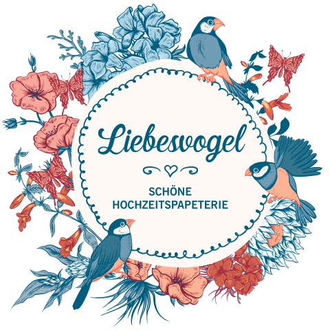 Liebesvogel | Lasercut-Hochzeitskarten & Pocketfolds, Hochzeitskarten Nürnberg, Logo